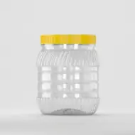 PET jar 1,5L, clear, with cap