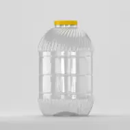 PET jar 20L, clear, with cap