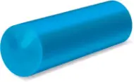 Mini-rolo para construção rLDPE reciclado, azul, 25m × 4m, 100 micra