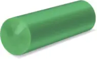 Mini-rolo para construção rLDPE reciclado, verde, 25m × 4m, 100 micra