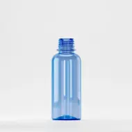 Bottle PET 200ml, blue, neck 28mm PCO 1810, without cap