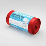 Vreće za smeće 35L, crvene, 50 kom./rolni – Recycle Bin
