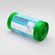 Vreće za smeće 35L, zelene, 50 kom./rolni – Recycle Bin