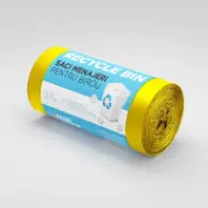 Vreće za smeće 35L, žute, 50 kom./rolni – Recycle Bin