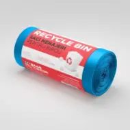 Vreće za smeće 60L, plave, 50 kom./rolni – Recycle Bin