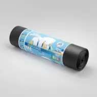 Vreće za smeće od rLDPE, 320L, crne, 10 kom./rolni – Acasă și Industrial