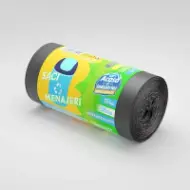 Vreće za smeće od rLDPE, 35L, crne, 15 kom./rolni – Acasă și Industrial