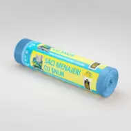 Vreće za smeće od MDPE sa vezicom, u rolni, 35L, plave, 10 kom./rolni – Mr. Elephant