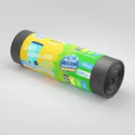 Vreće za smeće od rLDPE, 160L, crne, 10 kom./rolni – Acasă și Industrial