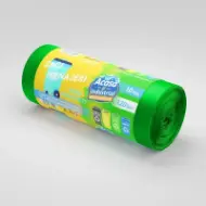 Vreće za smeće od rLDPE, 120L, zelene, 10 kom./rolni – Acasă și Industrial