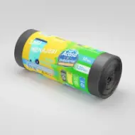 Vreće za smeće od rLDPE, 120L, crne, 10 kom./rolni – Acasă și Industrial