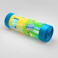 Vreće za smeće od rLDPE, 160L, plave, 10 kom./rolni – Acasă și Industrial