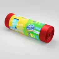 Vreće za smeće od rLDPE, 160L, crvene, 10 kom./rolni – Acasă și Industrial