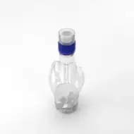Bottle PET 370ml, clear, 30g, neck 28mm, with sport cap