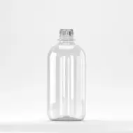 Bottle PET 500ml, clear, neck 28mm PCO 1810, without cap