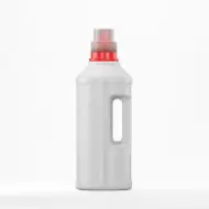 Bottle HDPE 1,5L, white, neck 48mm BRC 48, with cap