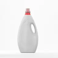 Bottle HDPE 3L, white, neck 48mm BRC 48, with cap