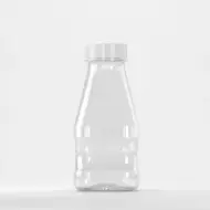 Bottle PET 330ml, clear, 19g, neck 38mm, with cap
