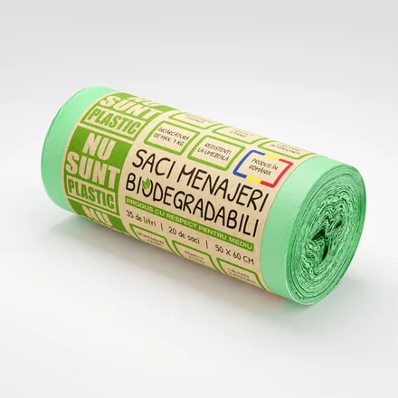 Biologicky rozložitelný obal EN 13432 z řady NU SUNT PLASTIC 4