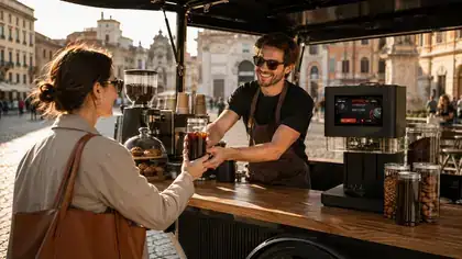 Mobile coffee bars and coffee bikes — Electric SRL