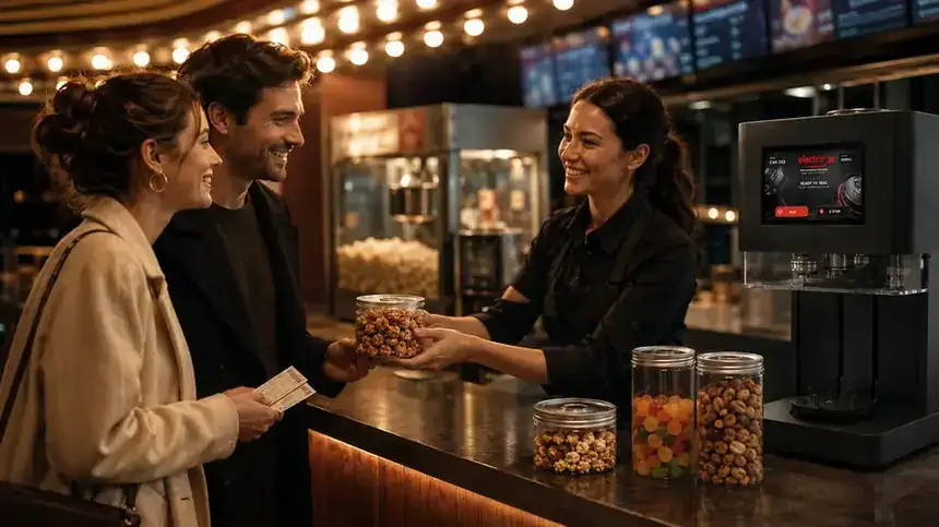 PET cans with aluminium ends — Cinemas and venues
