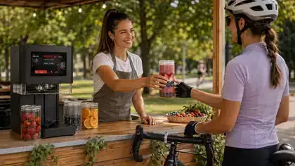 Smoothie and juice kiosks — Electric SRL